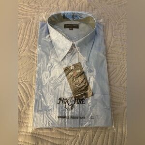NWT Men’s Fox Fire Collared Button-Down Dress Shirt Size 15.5 32/33